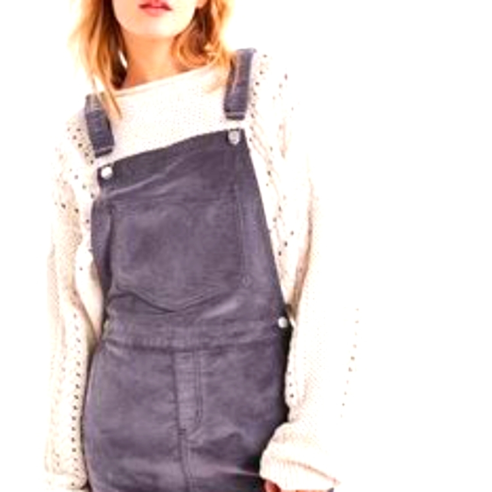 Forever21 velvet Overall skirt